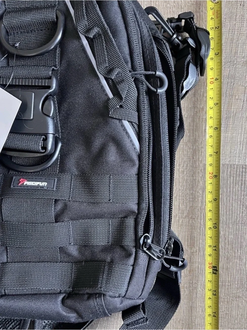 Black Tactical Fishing Sling Bag